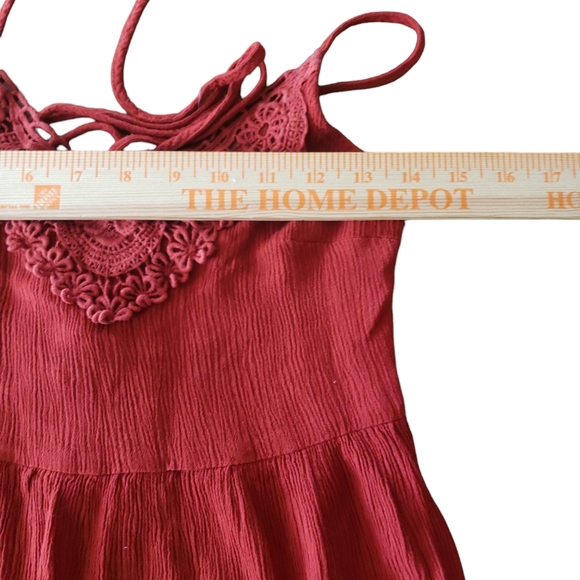 Forever Womans Rust M Spaghetti Strap Top With Adjustable Straps - Picture 3 of 8